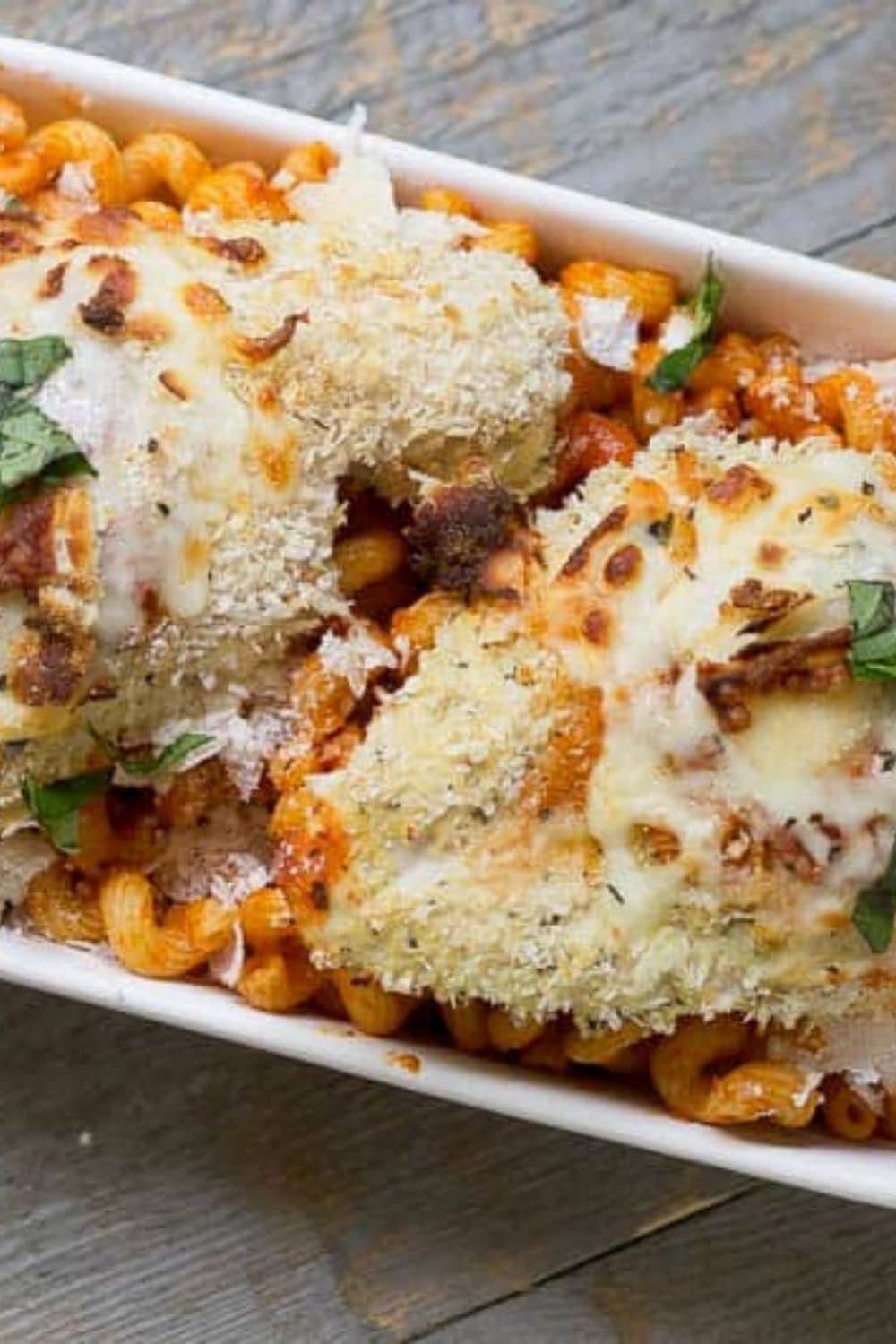 Easy Chicken Recipes For 2 Person Oven-Baked Chicken Parmesan