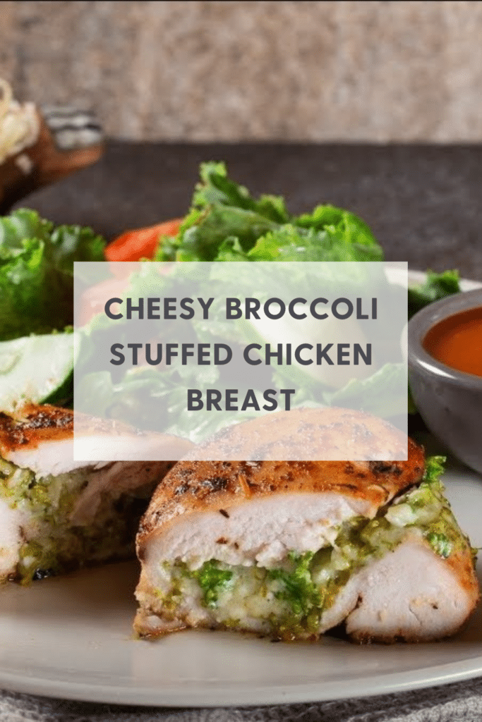 Vegan Recipes Cheesy Broccoli Stuffed Chicken Breast