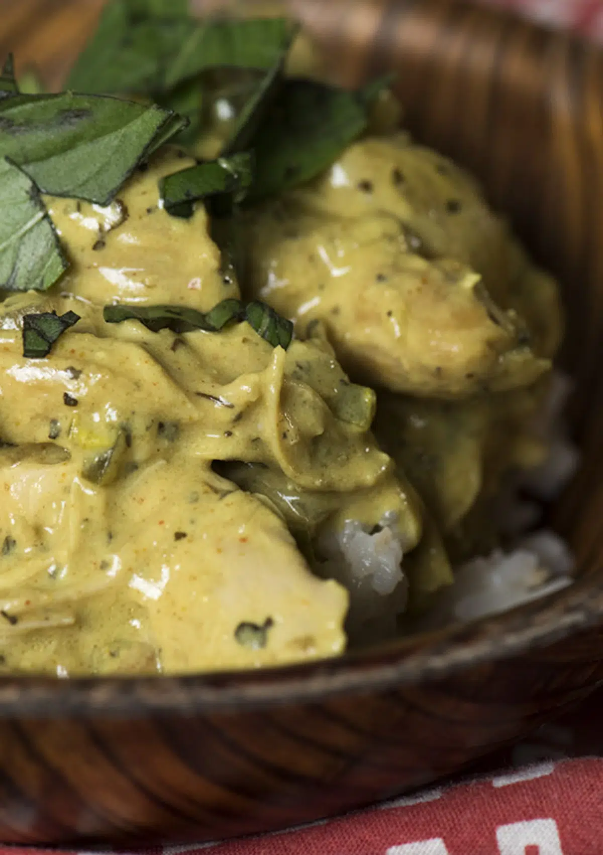 Exotic Thai Basil Chicken Curry