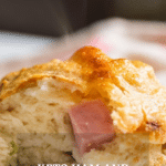 Keto Ham And Cheese Breakfast Biscuits