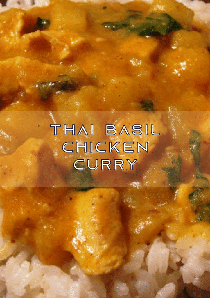 Exotic Thai Basil Chicken Curry
